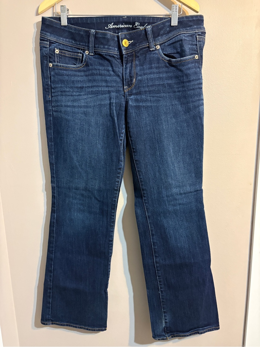 American Eagle Outfitters Dark Blue Bootcut Jeans